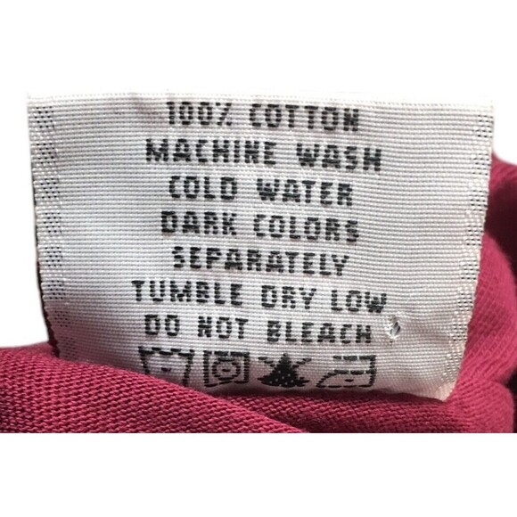 CMC Cowl Dress Women's Size Medium Red 100% Cotton Pockets Color Me Cotton - Picture 6 of 8